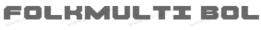 FolkMulti Bold字体转换